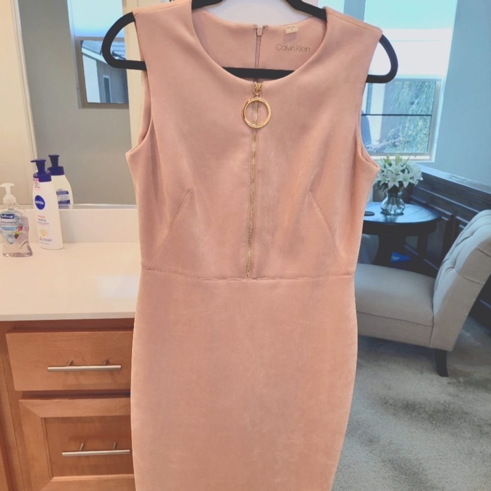 Calvin Klein pink dress, size 8